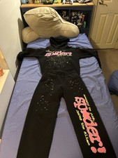 Sp5der punk v2 sweatsuit size medium