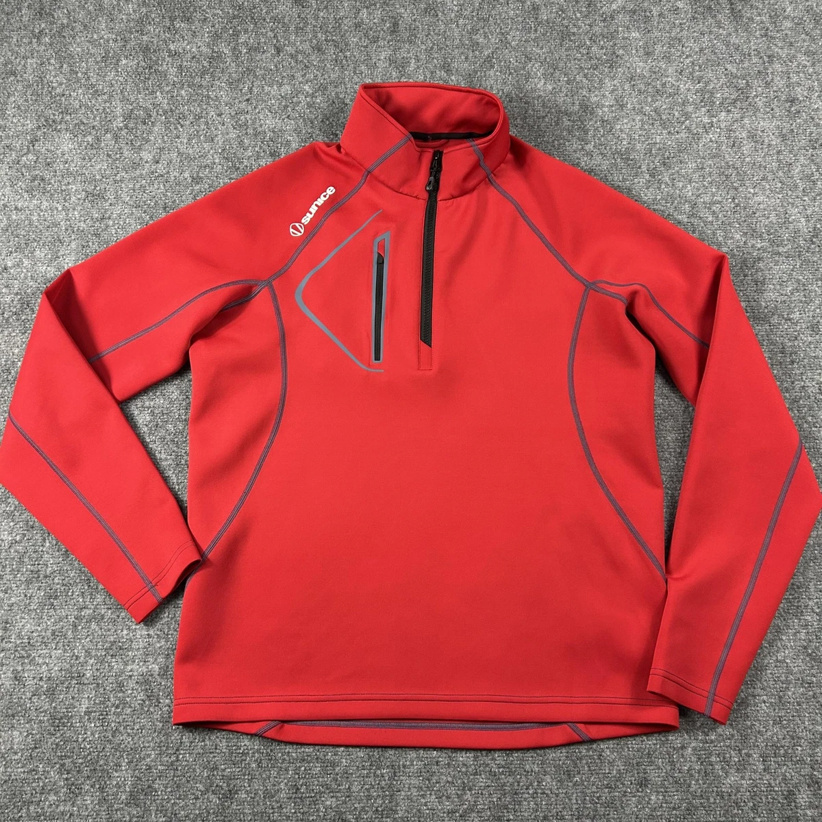 Pull-polo thermique base droite homme Bordeaux - Prêt-à-Porter