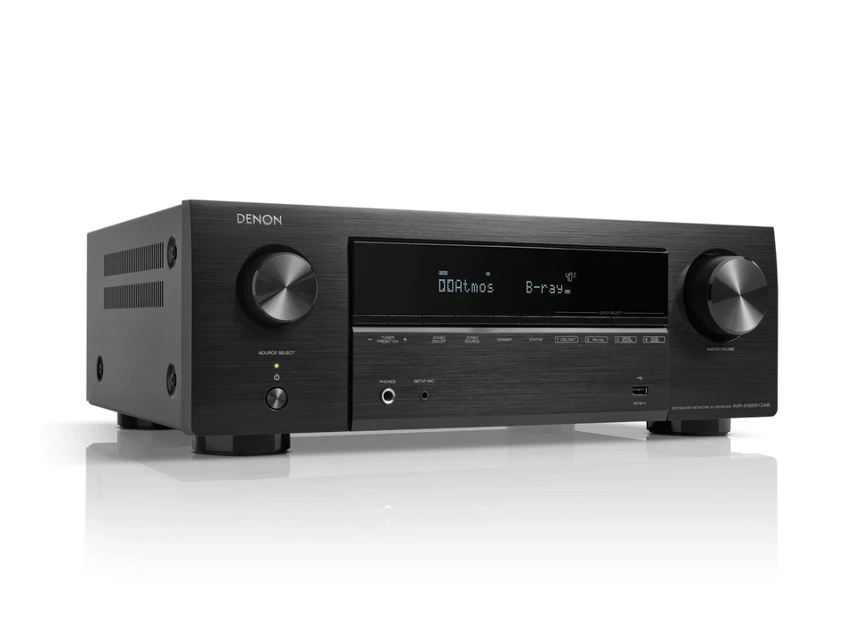 Denon AVR-X1800H DAB 7.2 Kanal 80W 8K AV-Receiver mit HEOS® Built-in B-Ware - Bild 3 von 3