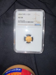 1854 Type 1 Gold Dollar