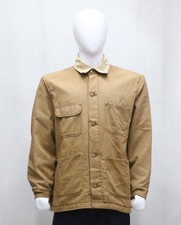 Vtg 1970s Wrangler Blue Bell Corduroy Collar Blanket Lined Chore Jacket Sz 44