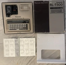 Panasonic Electronic Data Center Vintage Model No: RL-T500 in Box 