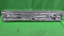 Snap-on 12 Drive Knurled Socket Extension Sxk 5 Pc Set Good E5