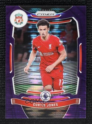 2021-22 Panini Prizm Premier League Breakaway Violet 14/99 Curtis Jones #82 10ju