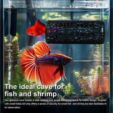 4Pack Betta Hammock Set Fish Tank Decor Fish Hammock Hide Tunnel Betta Le...