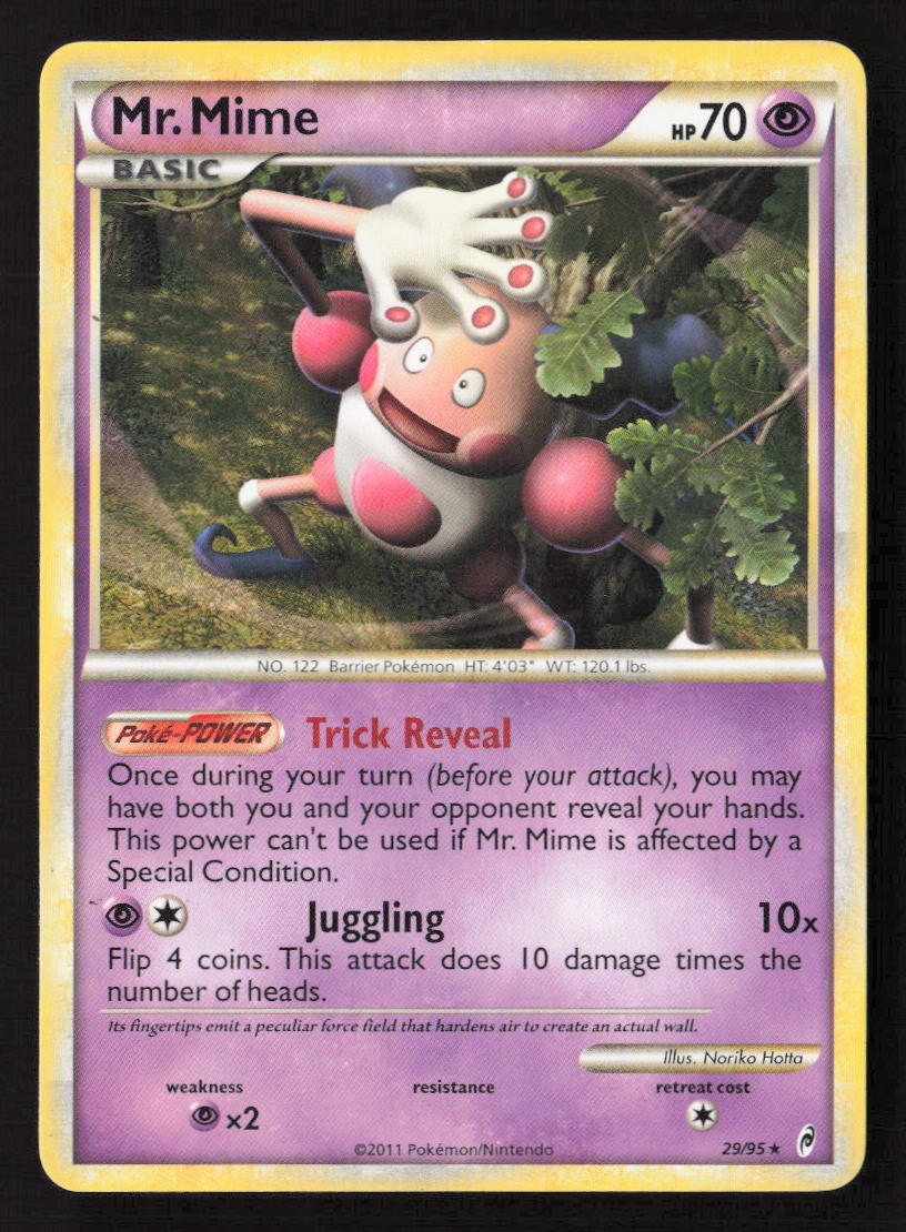 Mr. Mime Rare CL 29/95 LP Pokemon TCG