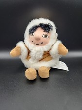 Disney Bean Bag Plush - ALASKA BOY it's a small world Disneyland Eskimo