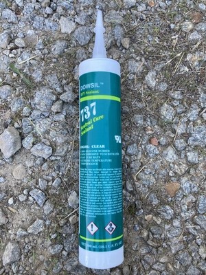 Pack of 5 Dowsil 737 Neutral Cure RTV Sealant - Clear