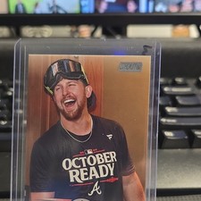 Stadium Club October Ready Spencer Schwellenbach Atlanta Braves 93 2024