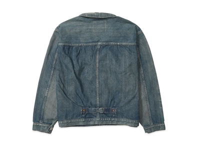 LEVI'S Vintage Clothing S506XX 1944 WWII Trucker Jacket Blue | eBay