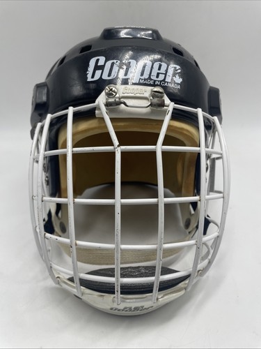 Vtg. Cooper Ice Hockey Helmet SK2000 Black w/ VL50 Cage (6 5/8- 7 1/2", 53-60cm) - Picture 5 of 24