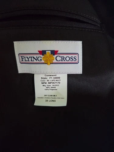Flying Cross Legend (F1 38800) Class A Uniform Coat 38 Long Navy Blue image 6