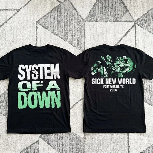 Sick New World 2026 Tour Chop Suey Toxicity Nu Metal Concert Tee video thumbnail