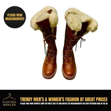 NWT Pajar GRIP STAR Women's Lace Up Zipped Tall Snow Boots Browm Size 10