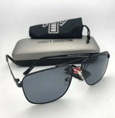 HARLEY-DAVIDSON Sunglasses HD0927X 02N 60-13 Black Aviator Grey