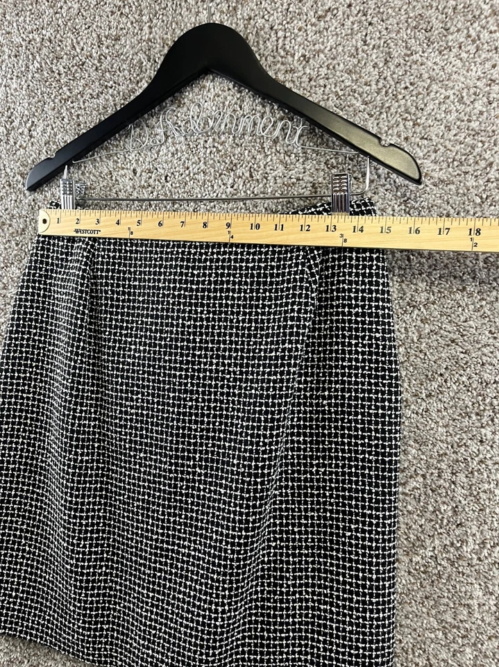 Briggs карьера юбка женский размер 10P черный|белый окно панели прямой юбка - Изображение 3 из 4