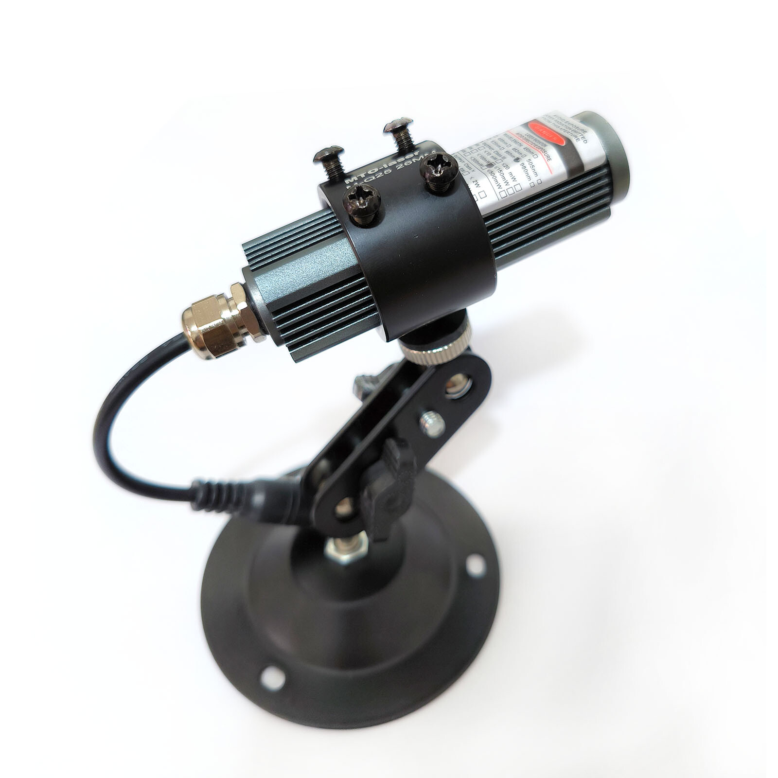 532nm 50mW Green Line Laser Diode Locator Module With 5V Adapter+Holder 25x75mm