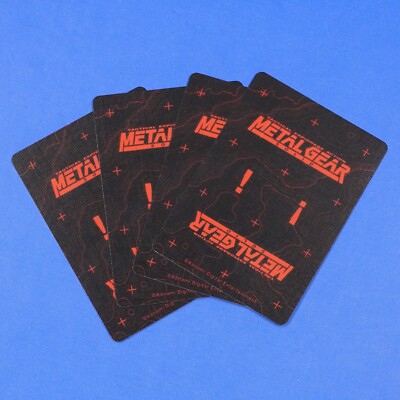 Metal Gear Solid MGS 1 Playing Cards (See Photos) Deck Blackjack