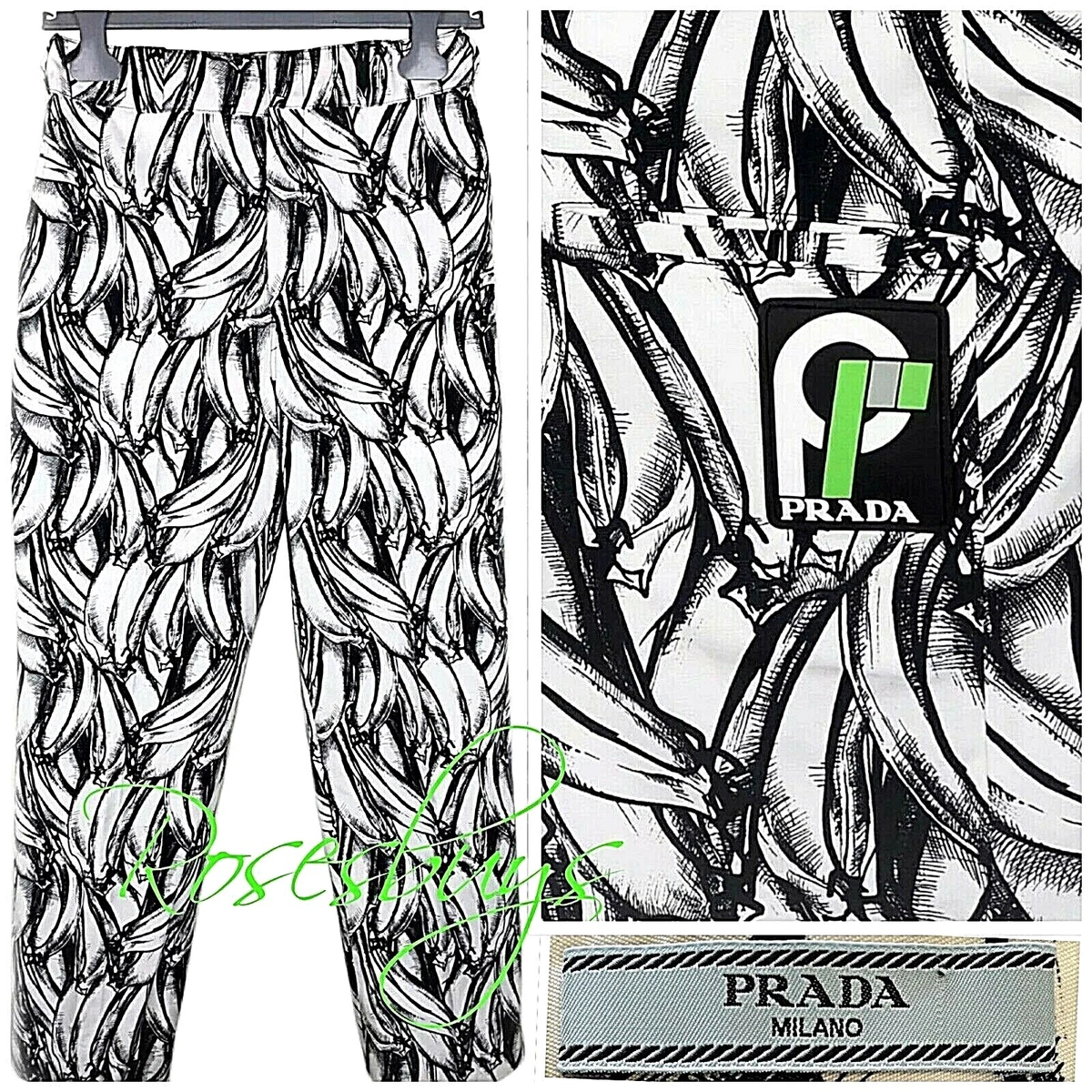Prada store banana shorts