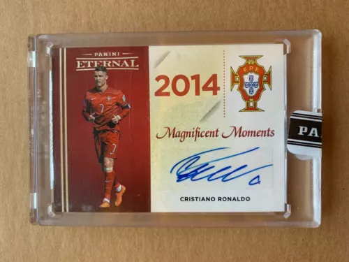 Cristiano Ronaldo 2018-19 Panini Eternal Magnificent Moments Autograph Auto /25