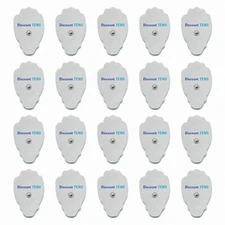 TENS Electrodes, Super Value 20 Replacement Electrode Pads for TENS Units, Snap 