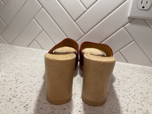 Vintage 80er Candies Original Sandalen High Heels Pantoletten Damen nicht übereinstimmend L 7/R 8 - Bild 7 von 12