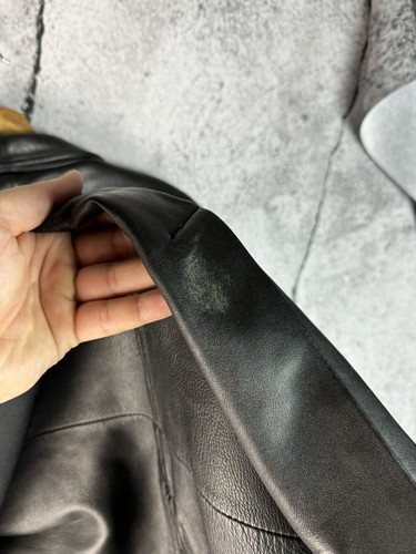 Vintage Balmain Classics Leather Coat Jacket - Picture 6 of 6