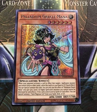*** PALLADIUM ORACLE MANA *** PRISMATIC SECRET RARE MINT! TN19-EN004 YUGIOH!
