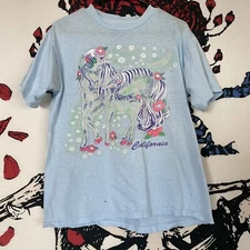 VTG 80s T&C Designs Shirt Surf Town Country Hawaii Unicorn TC Single Stitch USA