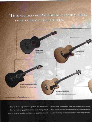 PPOT11 BILD/WERBUNG 11X16 REGENSONG GRAPHIT GITARREN