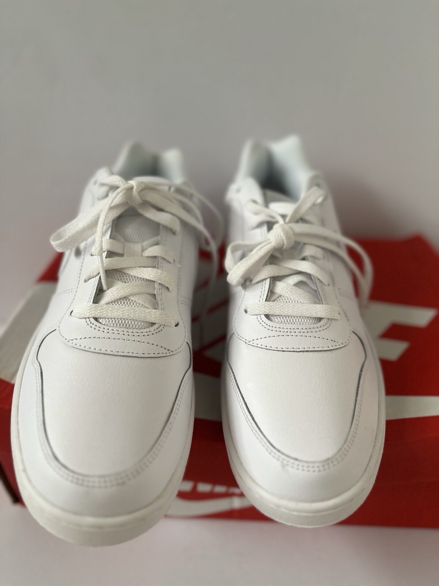 Nike Ebernon Low AQ1775-100 Mens White Lace Up Athletic  display picture 2