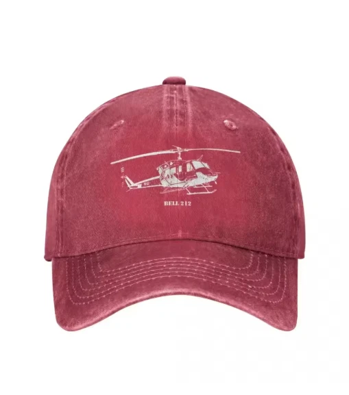 Bell 212 Helicopter Baseball Cap For all Aviation and military enthusiasts