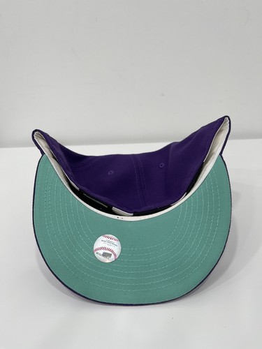 Cincinnati Reds MLB New Era Grape Soda 150 anniversary Fitted Cap Hat Size 7 1/2 - Picture 3 of 5