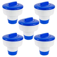 XtremepowerUS (LOT of 5) 3" Floating Tablet Chlorine Dispenser 3-lb Capacity Set