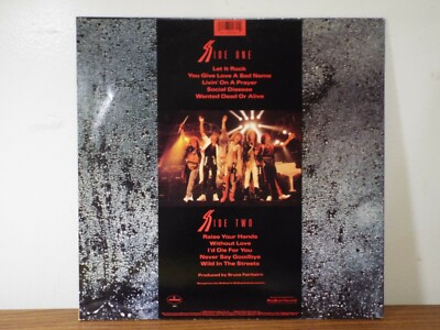 BON JOVI SLIPPERY WHEN WET 1986 LP VINYL ALBUM | eBay