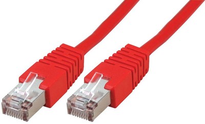 RJ45 AUF RJ45 CAT5E S/FTP ETHERNET PATCHKABEL, ROT 0,2M, ETHERNET FÜR PRO SIGNAL
