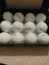 TaylorMade 2021 TP5x PIX Dozen Golf Balls White Refurbished 