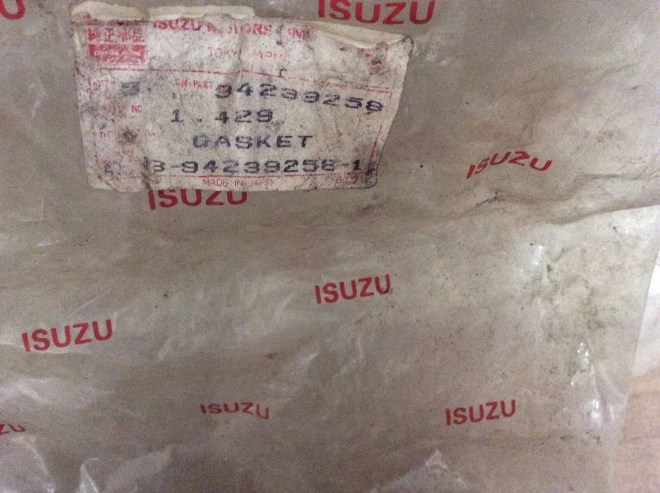 Junta de cárter de aceite NOS 85-93 Chevy Spectrum Isuzu I-Mark Stylus Geo Storm 94239258 Foto 2 de 2