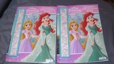 Lot Of 2 Disney Princess Coloring  Activity Book with Slap Bracelet  Stickers