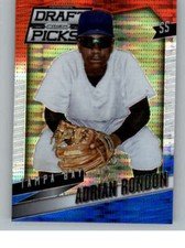 2014 Prizms Red White and Blue Pulsar #72 Adrian Rondon (ref 141175)