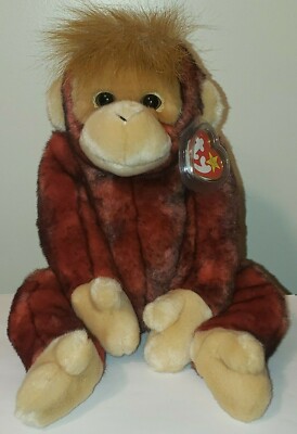 Ty Beanie Buddy SCHWEETHEART the Orangutan Monkey 13'' NEW MWMT Plush Stuffed Toy