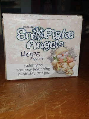 Dicksons SnoFlake Angel HOPE Figurine