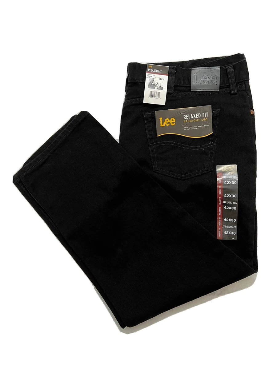 Lee relaxed fit black jeans hotsell