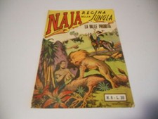 NAJA REGINA DELLA JUNGLA 6 ORIGINALE LA VALLE PROIBITA ED. CHIOMENTI 1951 !