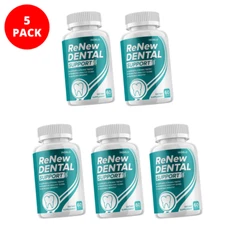 RENEW DENTAL™ (Official) Support Supplement Healthy Teeth & Gums - 300 Capsules