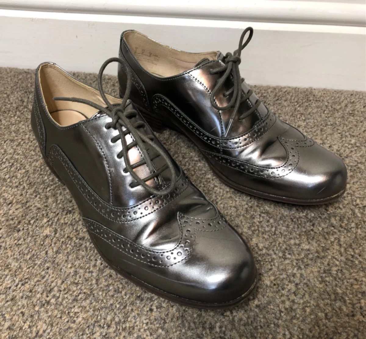 Pewter brogues womens sale