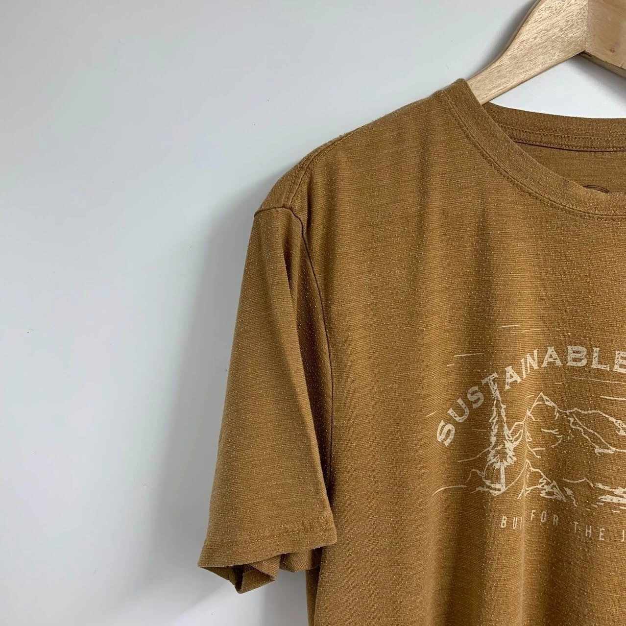 prana sustainable quality crew neck short sleeve cotton shirt