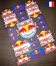 Autocollant  RED B SPONSOR REPLICA CASQUES RACING STICKERS MOTO MODELISME REFM5