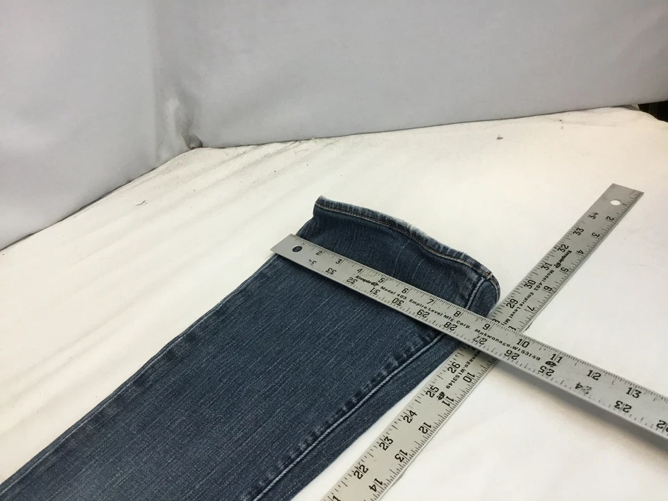 Jeans Yanuk U Talla 25 Algodón Oscuro Elastizados Hechos en EE. UU. Ajustados Sin Defectos YGI S1-171 Foto 3 de 4