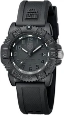 Luminox Sea Navy Seal Colormark 7050 Mid-size Black Rubber Strap Watch A.7051.BO